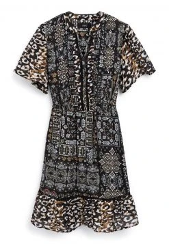 Next Damen SLEEVE MINI - Freizeitkleid - Spliced Animal Print -Next Verkäufe 2022 31a809e31f95488eb45fbe2046e6d480