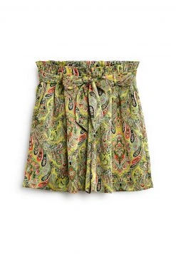 Next BELTED - Shorts - Green Paisley | Damen -Next Verkäufe 2022 31e6653eb7e54410b58b0591be0fbc52