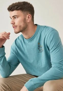 Next Herren GRAPHIC - T-Shirt Print - Blue Organic Cotton -Next Verkäufe 2022 31ec21a9739f4a65828d5d479ce194f8