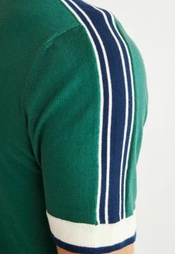 Next Herren KNITTED - T-Shirt Print - Green Arm Stripe -Next Verkäufe 2022 32107130d9e646eebeda93e671037d72