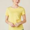 Next Damen T-Shirt Basic - Lemon Yellow