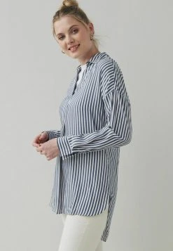 Next Damen LONG SLEEVE - Bluse - Blue White Stripe -Next Verkäufe 2022 3311e990c37949e39044e154b012b262