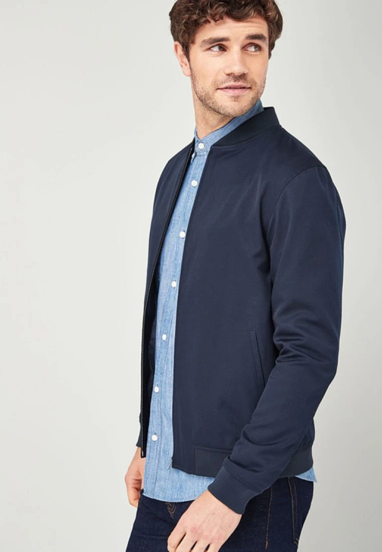 Next Herren Bomberjacke - Blue 2 Next Herren Bomberjacke - Blue – Bild 2