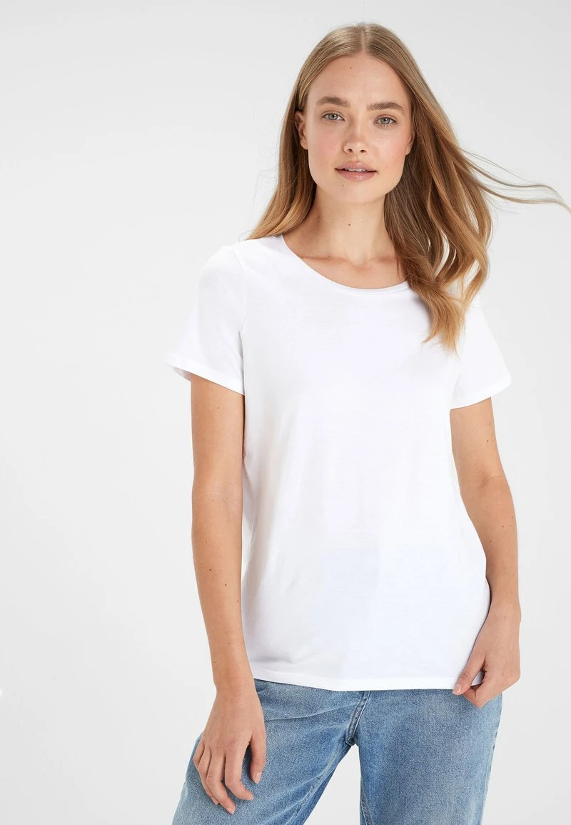 Next Damen T-Shirt Basic - White 1 Next Damen T-Shirt Basic - White