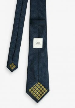 Next Herren TEXTURED 2 PACK WITH CLIP - Krawatte - Yellow Dark Blue -Next Verkäufe 2022 33e49c65b5bc4c058f530458ec98388f