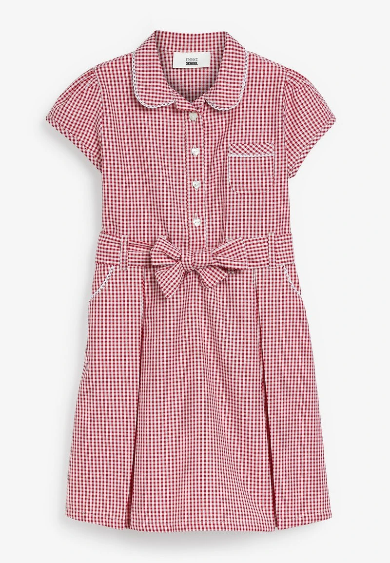 Next Kinder GINGHAM BOW - Freizeitkleid - Red 2 Next Kinder GINGHAM BOW - Freizeitkleid - Red – Bild 2