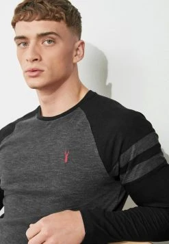 Next RAGLAN - Langarmshirt - Black Grey | Herren -Next Verkäufe 2022 3429583d9ada48ad8356fd6a7a64f9f0
