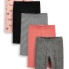 Next Kinder 5 PACK CROP - Shorts - Pink, Black