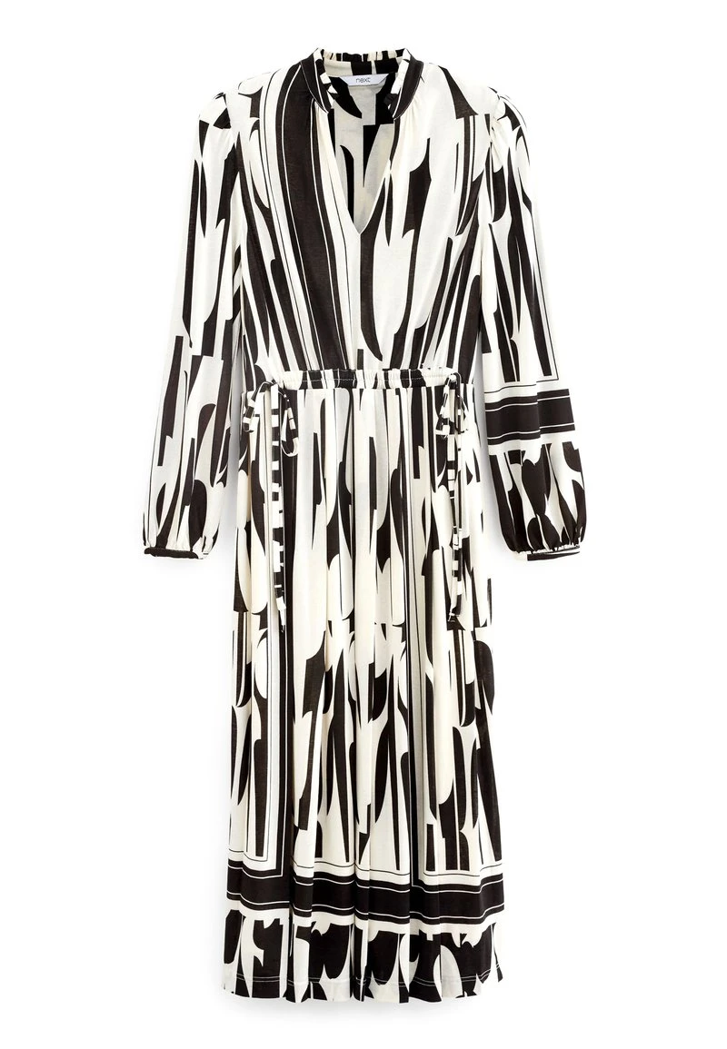 Next Damen LONG SLEEVE - Freizeitkleid - Black White 4 Next Damen LONG SLEEVE - Freizeitkleid - Black White – Bild 4