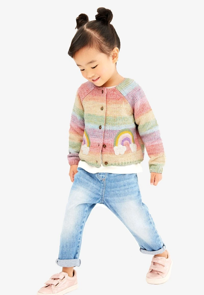 Next Kinder CHENILLE - Strickjacke - Pink 1 Next Kinder CHENILLE - Strickjacke - Pink