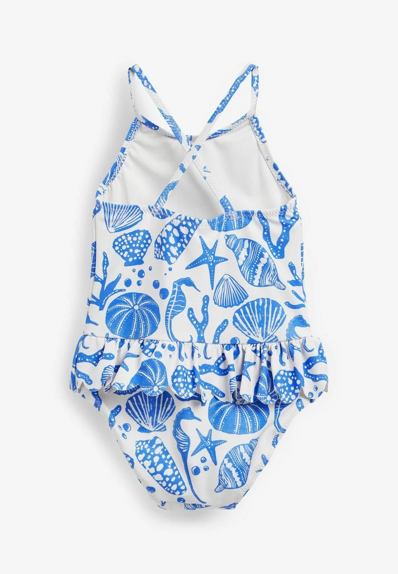 Next Badeanzug - White Blue | Kinder 2 Next Badeanzug - White Blue | Kinder – Bild 2