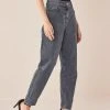 Next Damen Jeans Tapered Fit - Grey