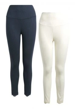 Next Damen 2 PACK - Leggings - Hosen - Off-white -Next Verkäufe 2022 34c956c42dfe446298ff732e8aa6cb8c