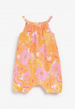Next Kinder 2 PACK - Jumpsuit - Bright Orange Retro Floral -Next Verkäufe 2022 35813971003f4d7c87d946a4effeb07f