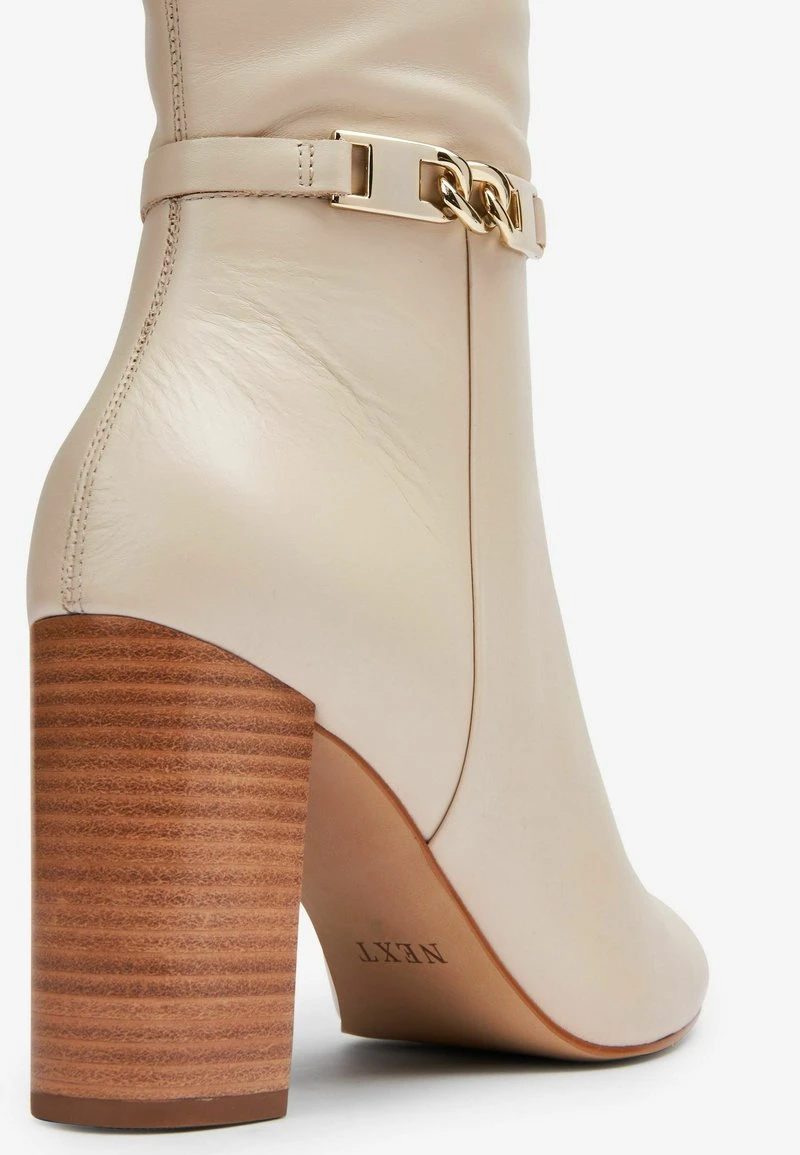 Next Damen High Heel Stiefel - Off White 6 Next Damen High Heel Stiefel - Off White – Bild 6