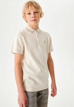 Next Kinder TEXTURED - Poloshirt - Ecru White