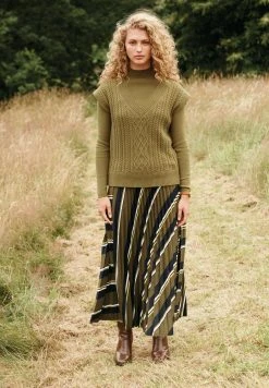 Next Damen Strickpullover - Green