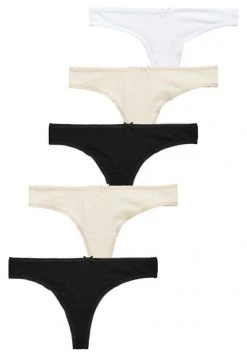 Next Damen 5 PACK - String - Black -Next Verkäufe 2022 362a8c0d744449e793e5301d274c5338