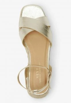 Next Damen FOREVER COMFORT CROSSOVER - Espadrille - Gold -Next Verkäufe 2022 366da1cc92b54e5c8df484f90d93e675