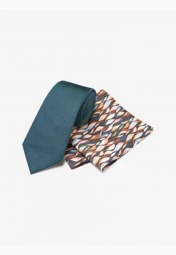 Next Herren SET - Einstecktuch - Green
