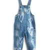 Next Kinder HEART - Latzhose - Blue Denim