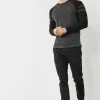 Next RAGLAN - Langarmshirt - Black Grey | Herren