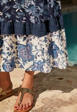 Next Damen SPLICED - Maxikleid - Blue Spliced Print -Next Verkäufe 2022 373e8339192b41c499d65038b37faa9d