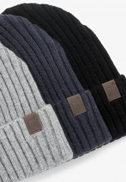 Next Kinder 3 PACK - Mütze - Grey -Next Verkäufe 2022 3745332d8be043b4aa062efc8943fcf4