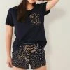 Next Damen SET - Nachtwäsche Set - Navy Blue Animal