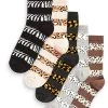 Next Damen ANIMAL STRIPE PRINT 5 PACK - Socken - Offwhite
