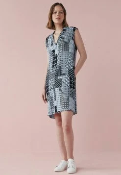 Next Damen Freizeitkleid - Blue Snake Print