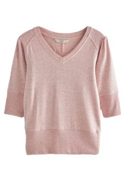 Next Damen COSY SHORT PUFF SLEEVE - T-Shirt Basic - Pink -Next Verkäufe 2022 37d03091724140d0986497080b615303