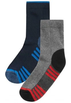 Next Kinder 2 PACK - Socken - Grey/dark Blue/red