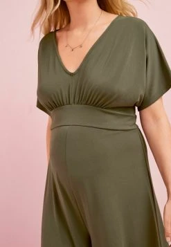 Next Damen MATERNITY SLINKY - Jumpsuit - Khaki Green -Next Verkäufe 2022 3850940f98354a77b7d42be668581c63
