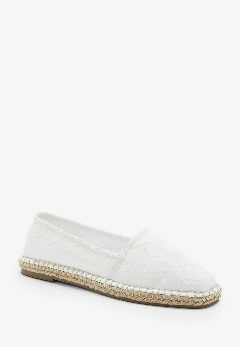 Next Damen FOREVER COMFORT SQUARE TOE - Espadrille - White Broderie 2 Next Damen FOREVER COMFORT SQUARE TOE - Espadrille - White Broderie – Bild 2