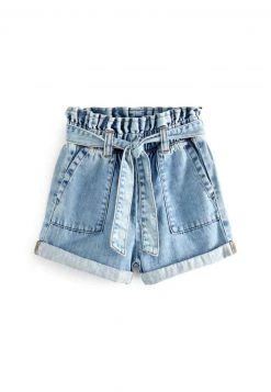 Next PAPERBAG - Jeans Shorts - Bleached Denim | Kinder -Next Verkäufe 2022 387a8b277f2b4f7881444822b1932071