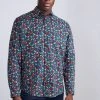 Next Herren PRINTED - Hemd - Navy Blue