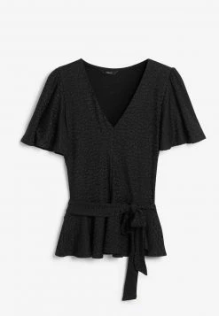 Next Damen V-NECK BALLET TOP - Bluse - Black -Next Verkäufe 2022 391832f53aa64ae5912d03cb03d43421