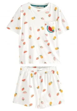 Next Damen SET - Nachtwäsche Set - White Tropical Fruit -Next Verkäufe 2022 39ea1b7335de4b268bc7579f73848561
