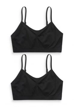 Next Kinder 2 PACK SEAMFREE STRAPPY (7-16YRS) - Bustier - Black