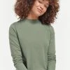 Next Damen HIGH NECK - Langarmshirt - Khaki
