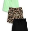Next Kinder 3 PACK - Shorts - Green Pink Black Camo Print