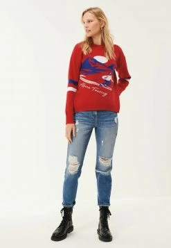Next Damen Strickpullover - Red