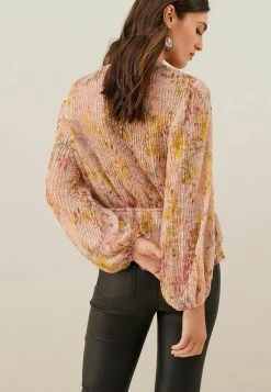 Next LACE LONG SLEEVE - Bluse - Pink Print | Damen -Next Verkäufe 2022 3b1c61ad3e8d4d95872592072d2aa6f8