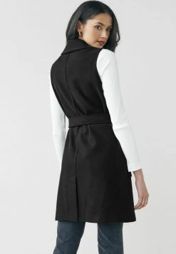 Next Damen SLEEVELESS BELTED - Weste - Black -Next Verkäufe 2022 3b7ee49885c440edae6bc260e27c3cf4