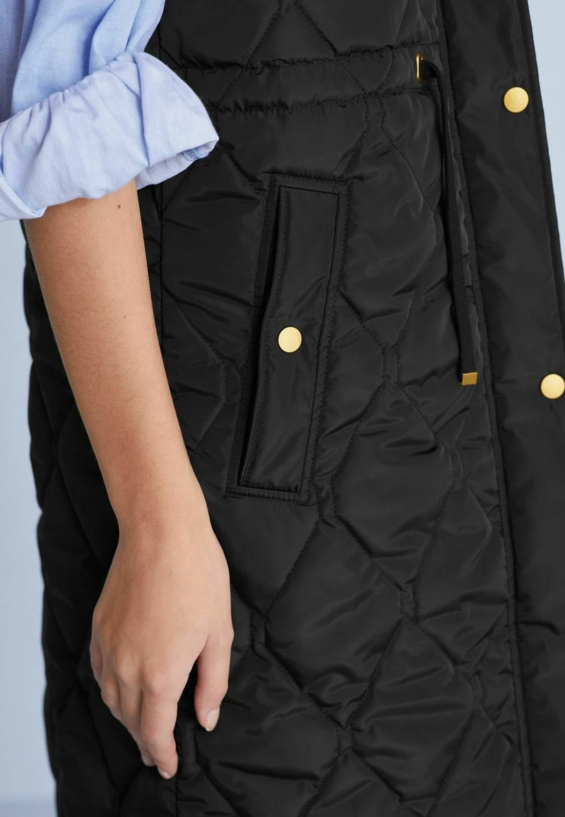 Next Damen LONGLINE - Weste - Black 4 Next Damen LONGLINE - Weste - Black – Bild 4