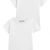 Next Unisex 2 PACK SHORT SLEEVE - T-Shirt Basic - White