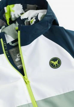 Next Kinder Outdoorjacke - Teal Blue Colourblock -Next Verkäufe 2022 3b958defcb234d5684247449fe797f39