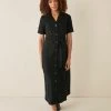 Next Damen Blusenkleid - Black