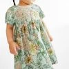 Next Kinder Jerseykleid - Green Floral